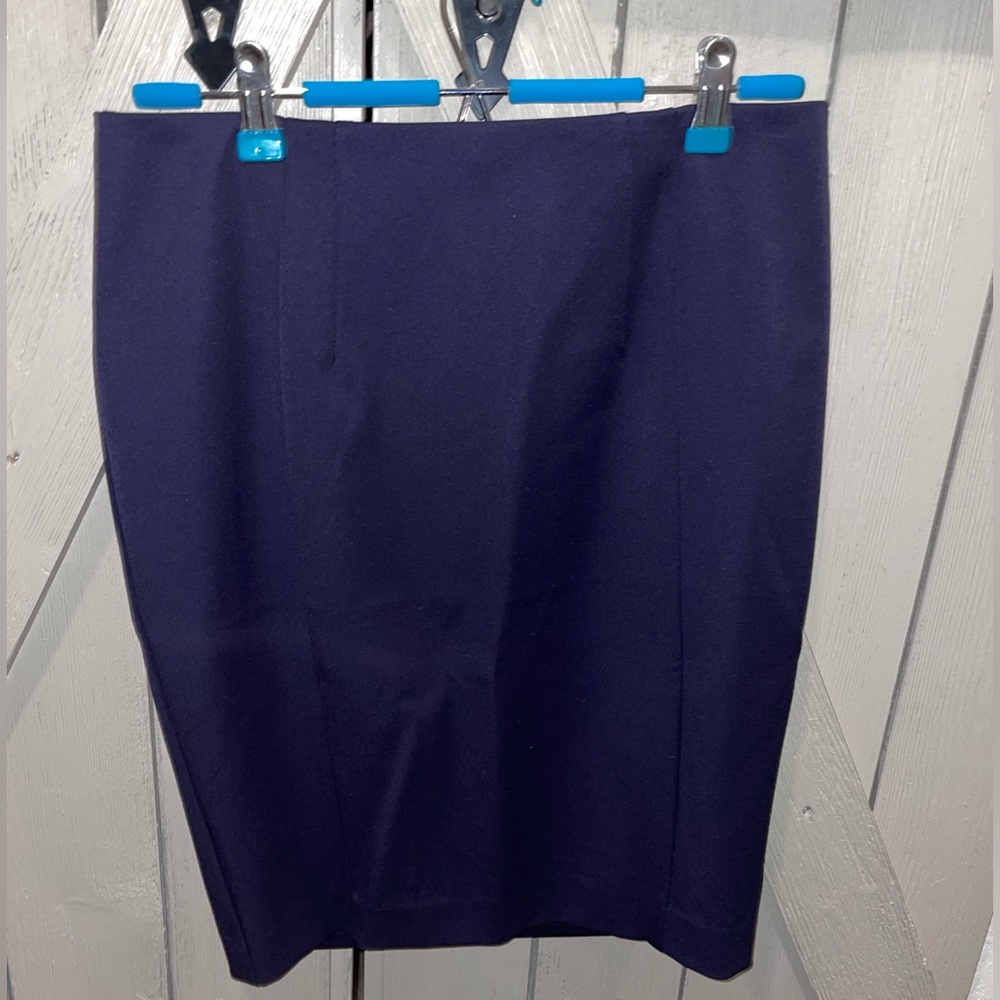 Navy Blue Pencil Skirt